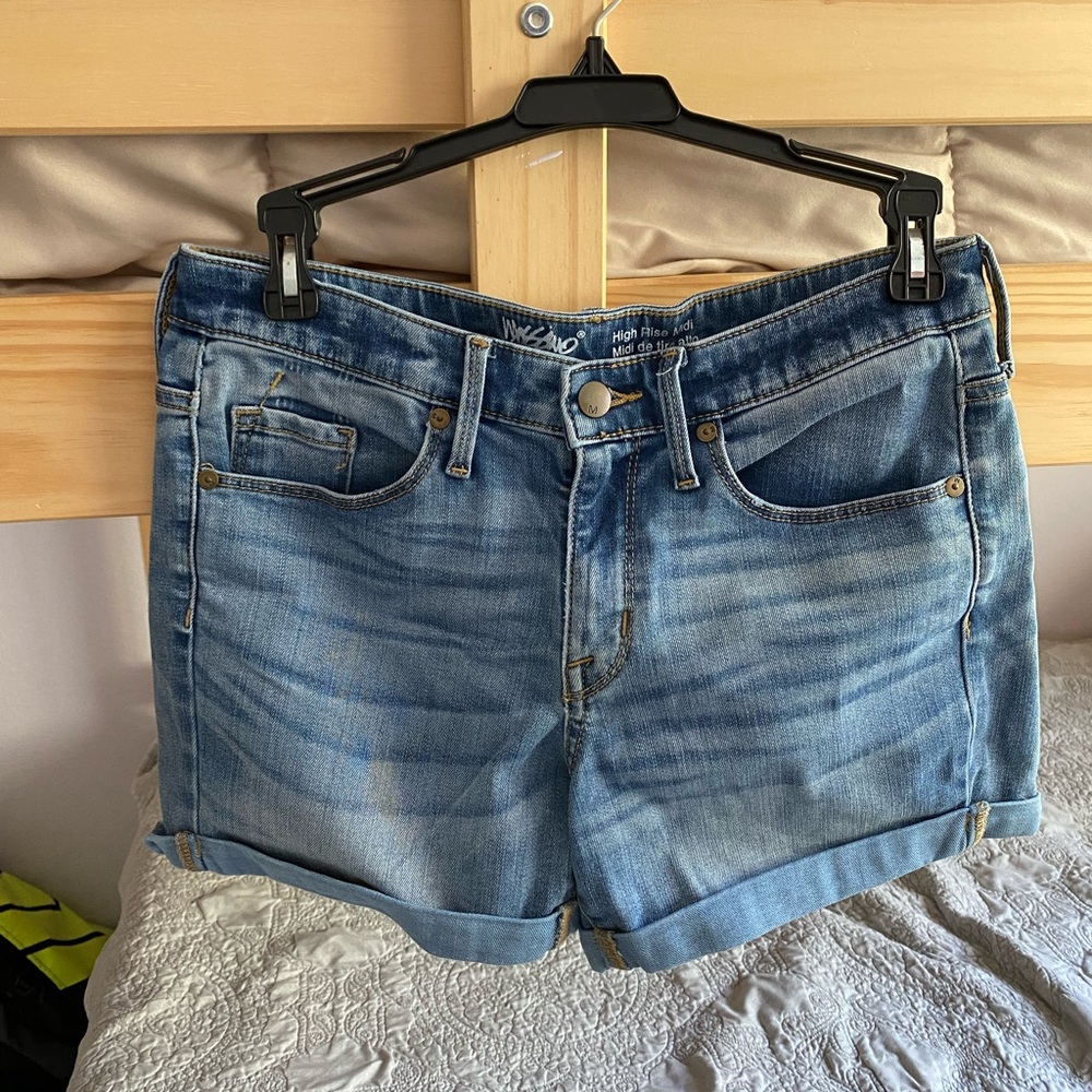 Denim shorts